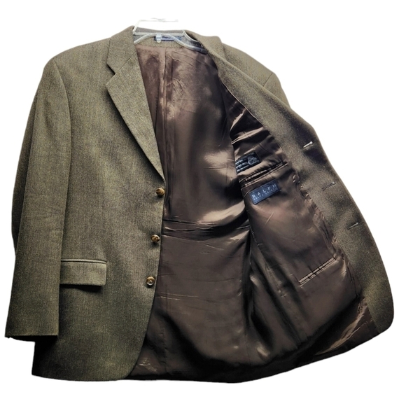 Ralph Lauren Other - Ralph Ralph Lauren Mens 41R 100% Lambswool Herringbone Blazer Sport Coat Jacket